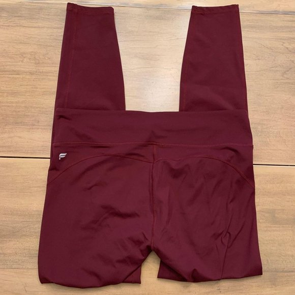 Fabletics Sz L Ankle length Maroon Womens Leggings - Picture 2 of 4